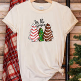 a t - shirt that says tis the season with christmas trees
