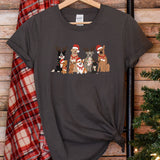 a t - shirt with a group of dogs on it