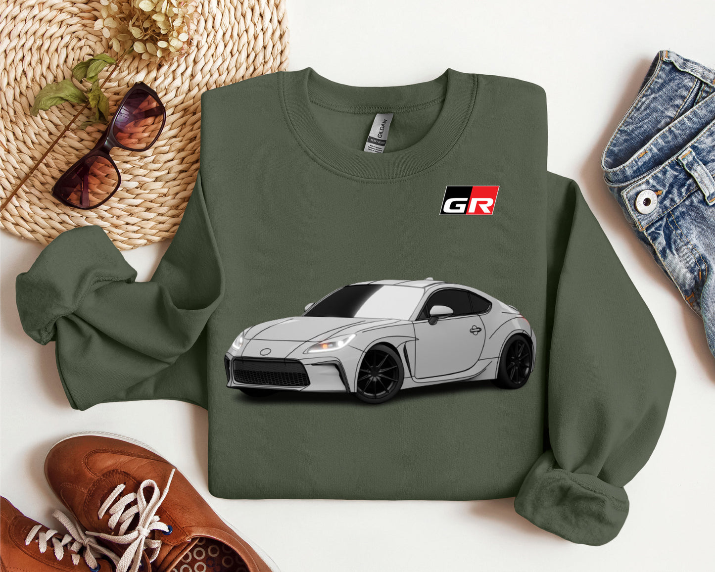 Toyota GR86 Gazoo Racing unisex sweatshirt, Drift Car Hoodie, Automotive Apparel Car Guys, Gift JDM Touge Enthusiasts Sweat, Car Sweatshirt