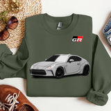 Toyota GR86 Gazoo Racing unisex sweatshirt, Drift Car Hoodie, Automotive Apparel Car Guys, Gift JDM Touge Enthusiasts Sweat, Car Sweatshirt