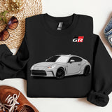 Toyota GR86 Gazoo Racing unisex sweatshirt, Drift Car Hoodie, Automotive Apparel Car Guys, Gift JDM Touge Enthusiasts Sweat, Car Sweatshirt
