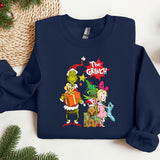 a christmas sweater with the grinch characters on it