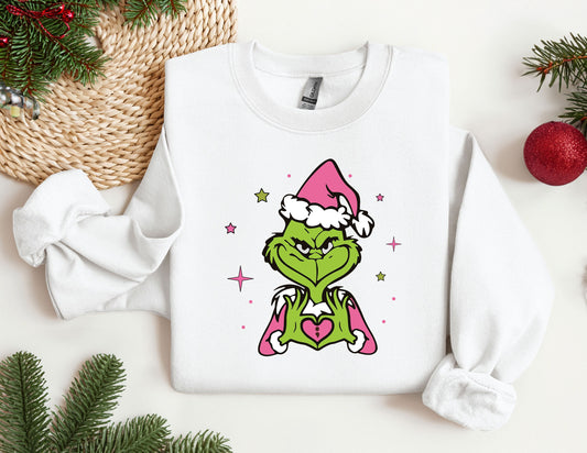 Grinch Sweatshirt, Christmas Movie Sweater, Christmas Movies Characters Hoodie, Christmas Song Sweat, Vintage Movie crewneck, Xmas Gift