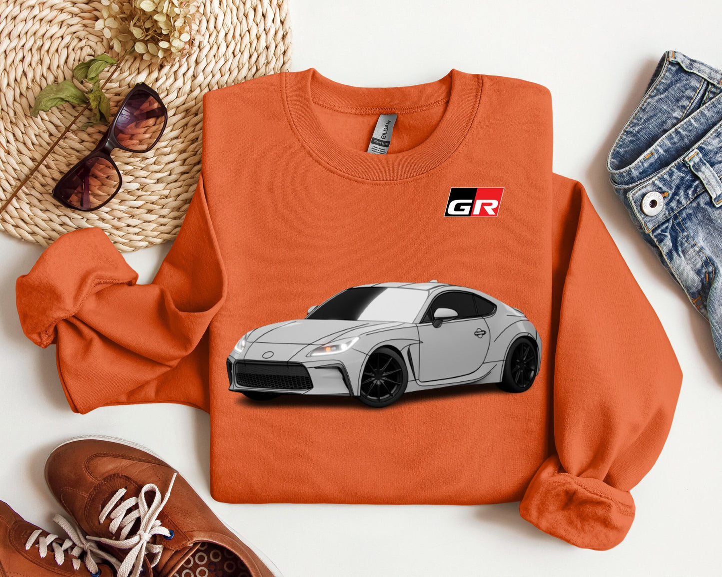 Toyota GR86 Gazoo Racing unisex sweatshirt, Drift Car Hoodie, Automotive Apparel Car Guys, Gift JDM Touge Enthusiasts Sweat, Car Sweatshirt