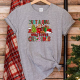 a t - shirt with a christmas message on it