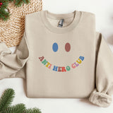 a sweater with the words anther cup printed on it