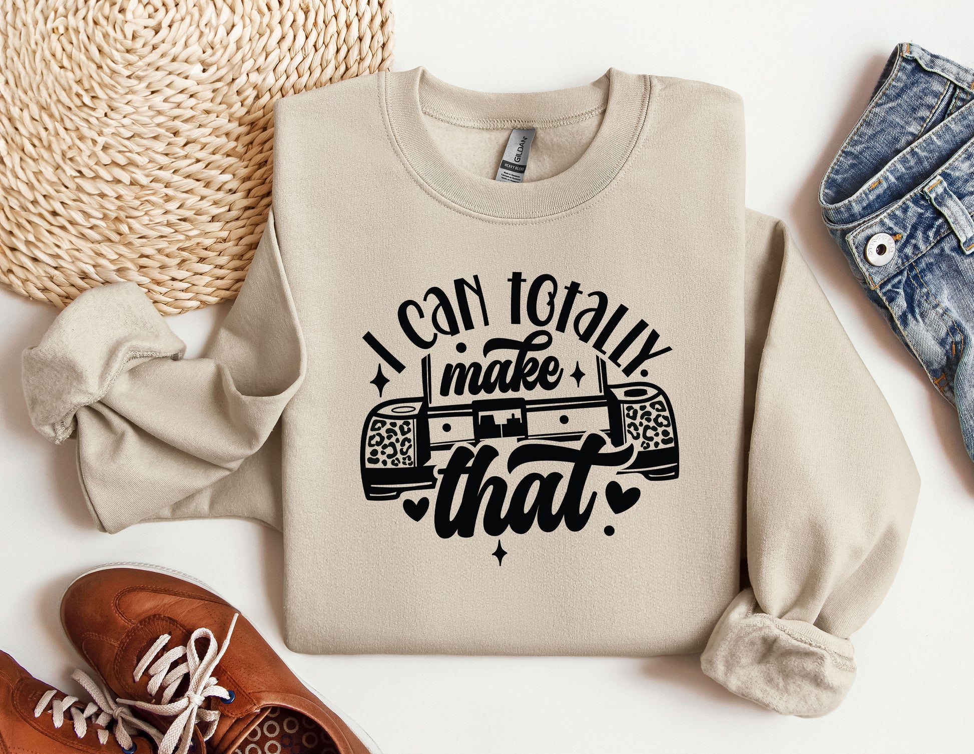 a sweater that says i can totally make that