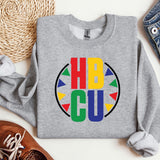 a grey sweatshirt with the words hb cuc on it
