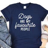 a t - shirt that says dogs are my favorite people