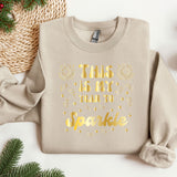 a sweater that says, this is my year to sparkle