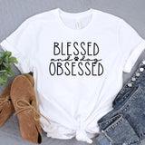 a t - shirt that says, blessing and an image of a dog's