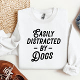 a sweater that says easily distracted by dogs