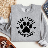 a grey sweatshirt with a dog's paw printed on it