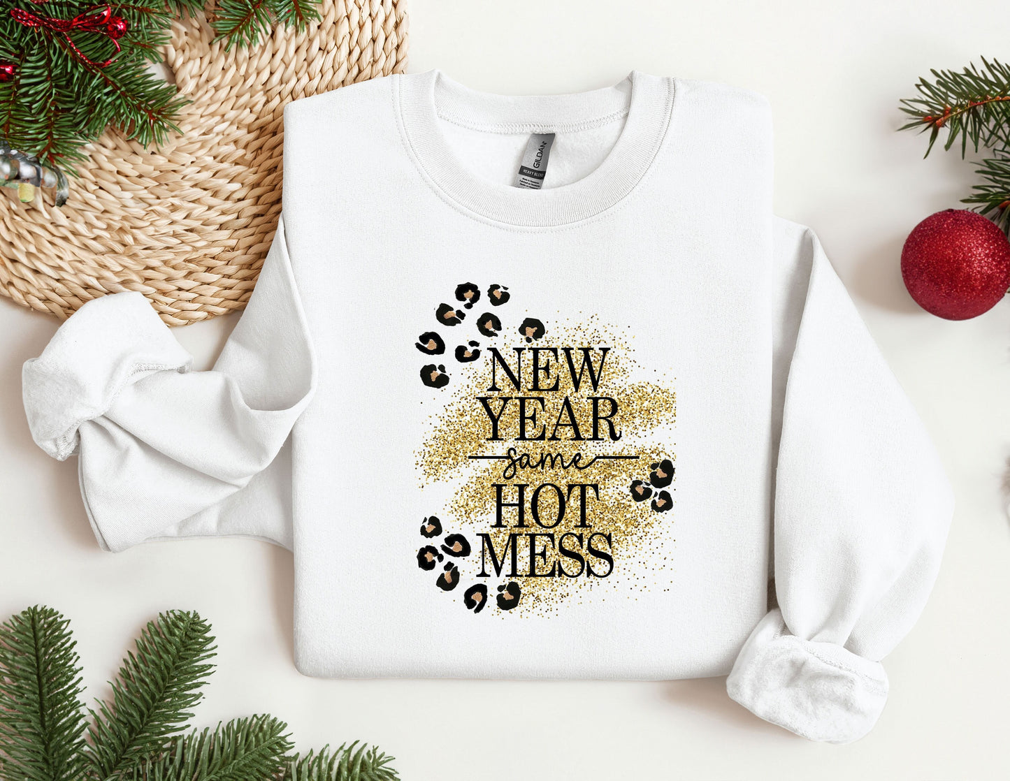 New Year Same Hot Mess Sweatshirt, New Year Sweatshirts, New Years Eve Party Sweatshirt, Retro New Year Sweatshirt, Holiday New Year Gift