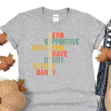 a t - shirt with the words zero s'portive hand - one rave