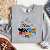 a sweatshirt with a mickey mouse design on it