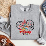 a sweatshirt with a mickey mouse design on it