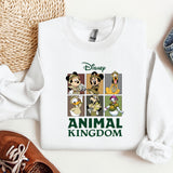 a white shirt with a cartoon character on it