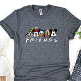 a t - shirt with mickey mouse and friends on it