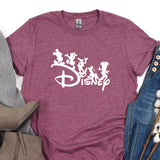 a t - shirt with the disney logo on it