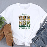 a t - shirt with the characters of disney and the animal kingdom on it