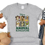 a t - shirt with an image of disney characters on it