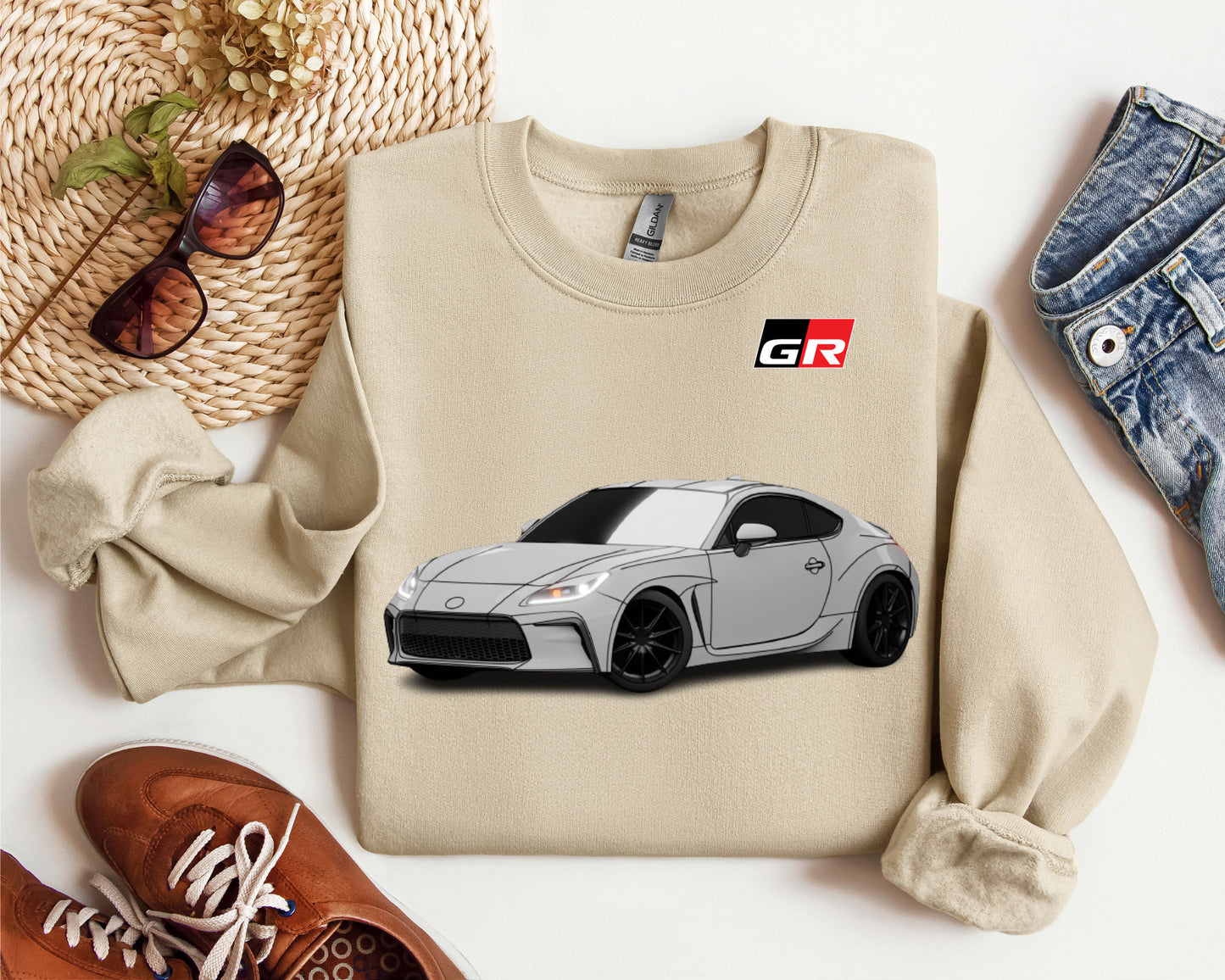 Toyota GR86 Gazoo Racing unisex sweatshirt, Drift Car Hoodie, Automotive Apparel Car Guys, Gift JDM Touge Enthusiasts Sweat, Car Sweatshirt