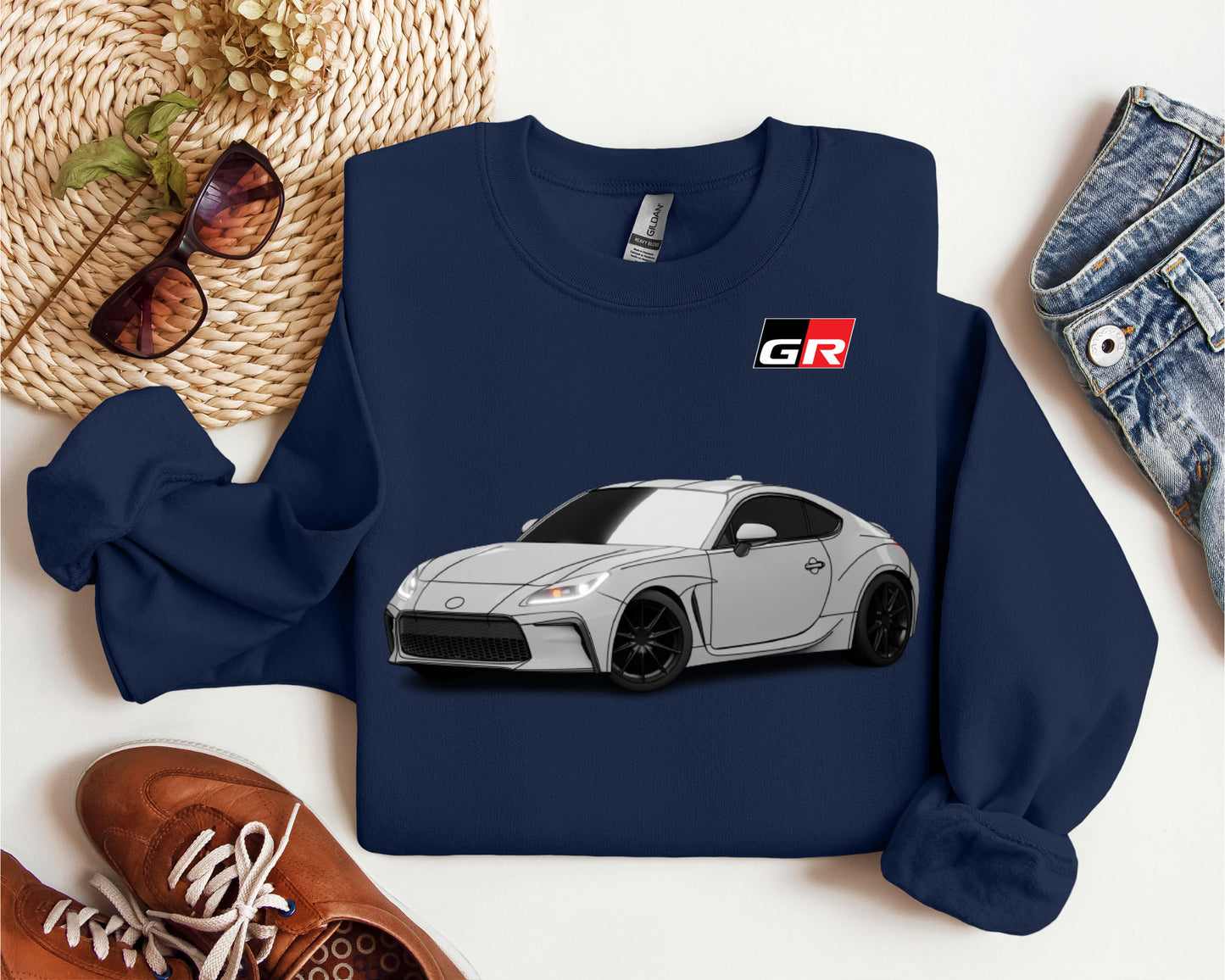 Toyota GR86 Gazoo Racing unisex sweatshirt, Drift Car Hoodie, Automotive Apparel Car Guys, Gift JDM Touge Enthusiasts Sweat, Car Sweatshirt