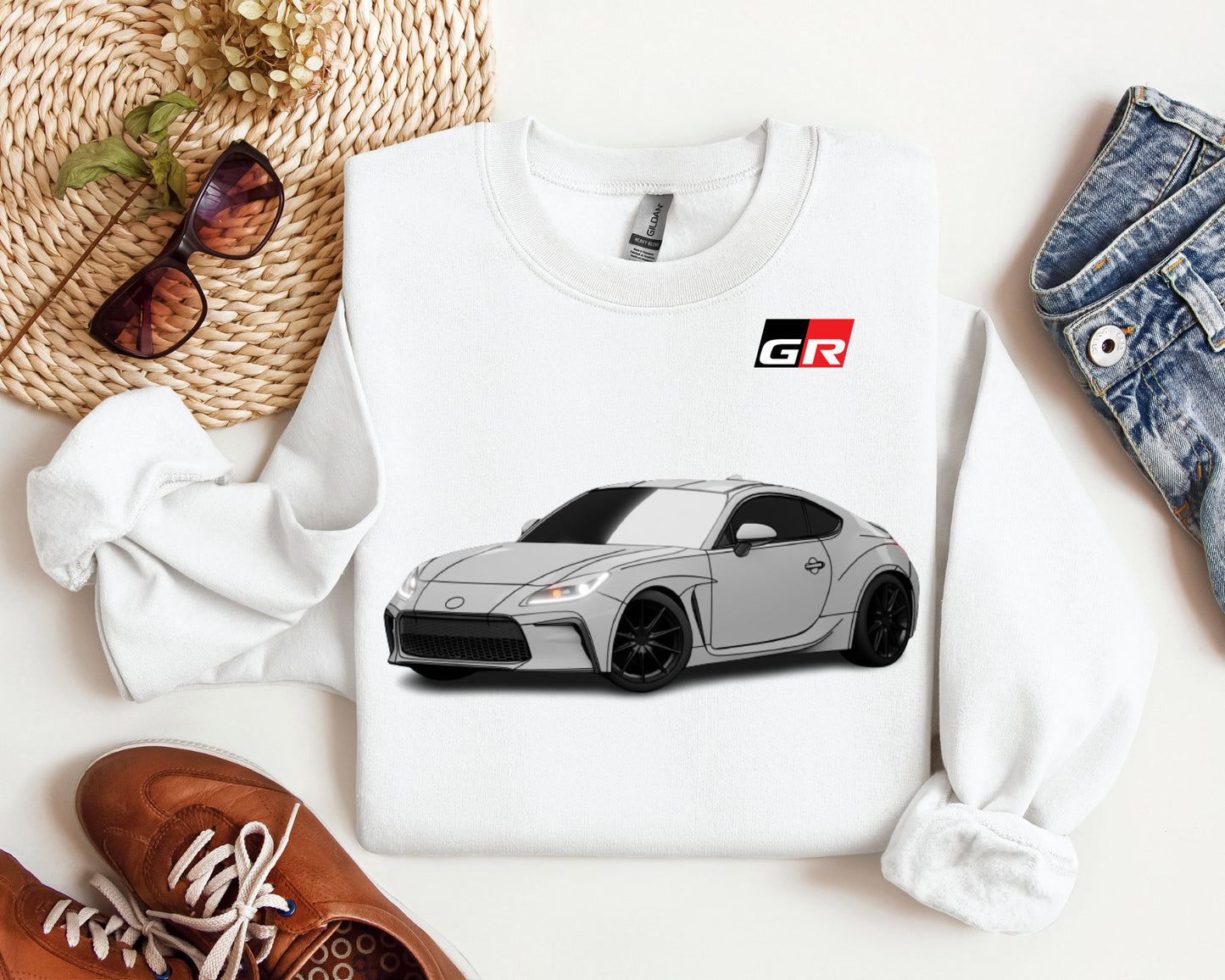 Toyota GR86 Gazoo Racing unisex sweatshirt, Drift Car Hoodie, Automotive Apparel Car Guys, Gift JDM Touge Enthusiasts Sweat, Car Sweatshirt