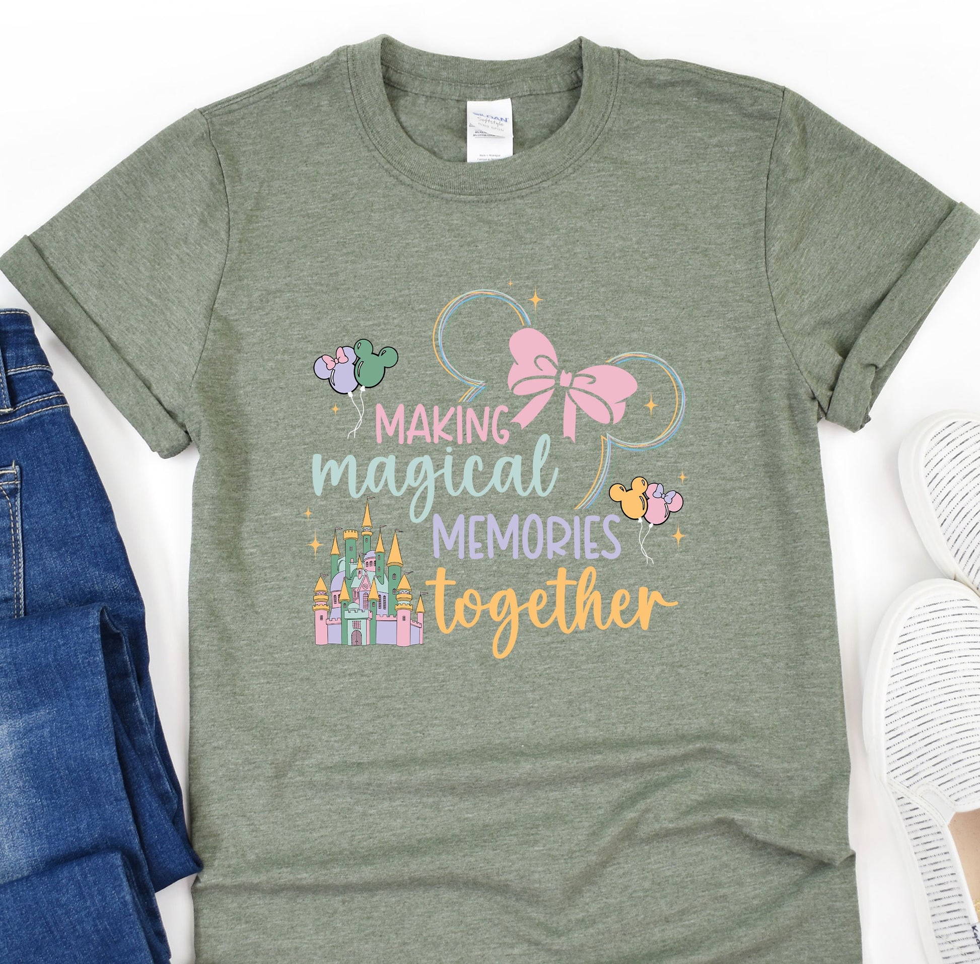 a t - shirt that says making magical memories together