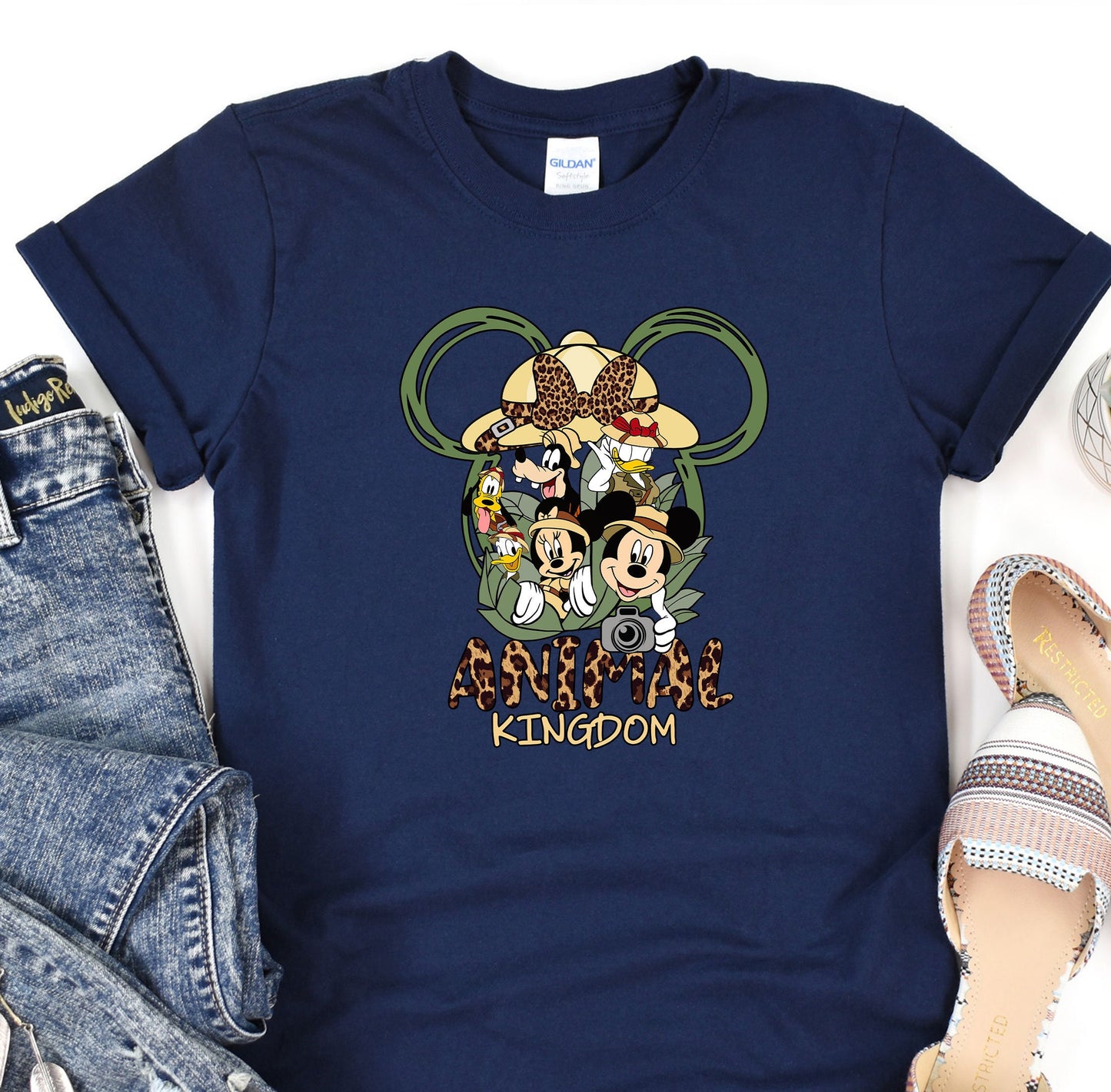 a t - shirt with mickey mouse and friends on it