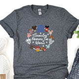 a t - shirt that says something around the world