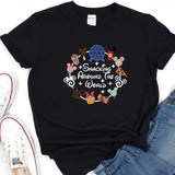 a t - shirt with a mickey mouse design on it