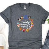 a t - shirt that says snacking around the world