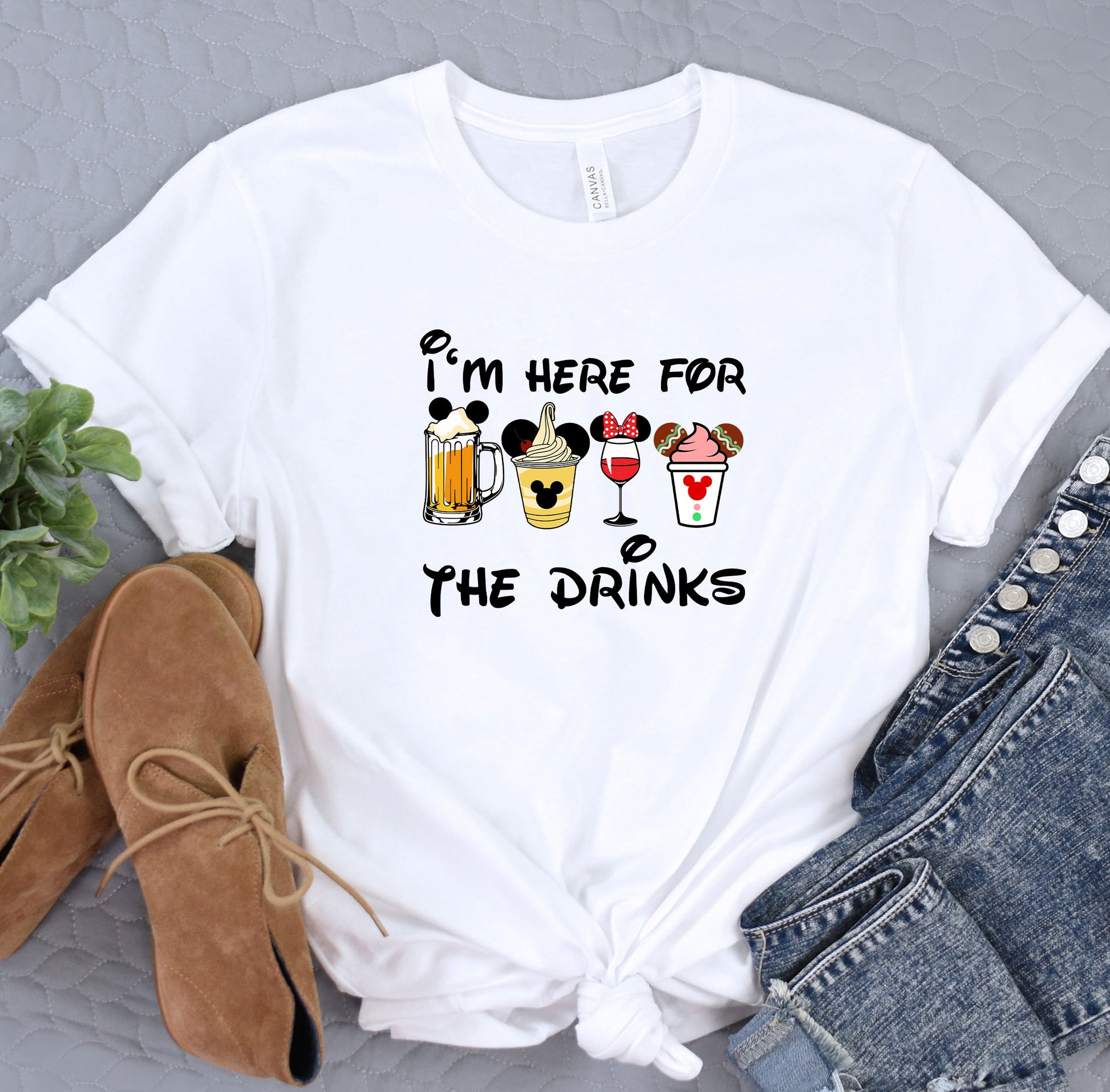 i&#39;m here for the drinks shirt