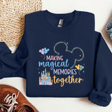 a mickey mouse shirt with the words making magical memories together