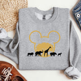 a sweatshirt with a mickey mouse design on it