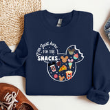 a mickey mouse shirt with the words, eat, drink, and eat for the