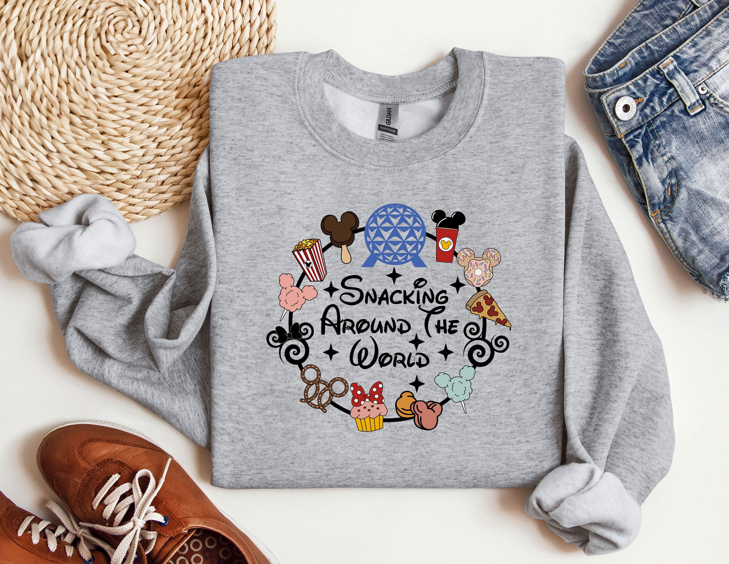 a sweatshirt that says something around the world