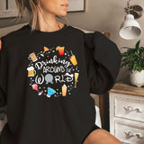 Drinking Around World Sweatshirt, I am Here For The Drinks, Family Hoodie, Disney Food Beer Crewneck, Disneyland Sweatshirt, Vacation Sweat