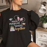 Making Magical Memories Together with Ears | Mommy and Me Sweatshirt | Family Vacation Hoodie | Disneyland Trip Crewneck | DisneyWorld Sweat