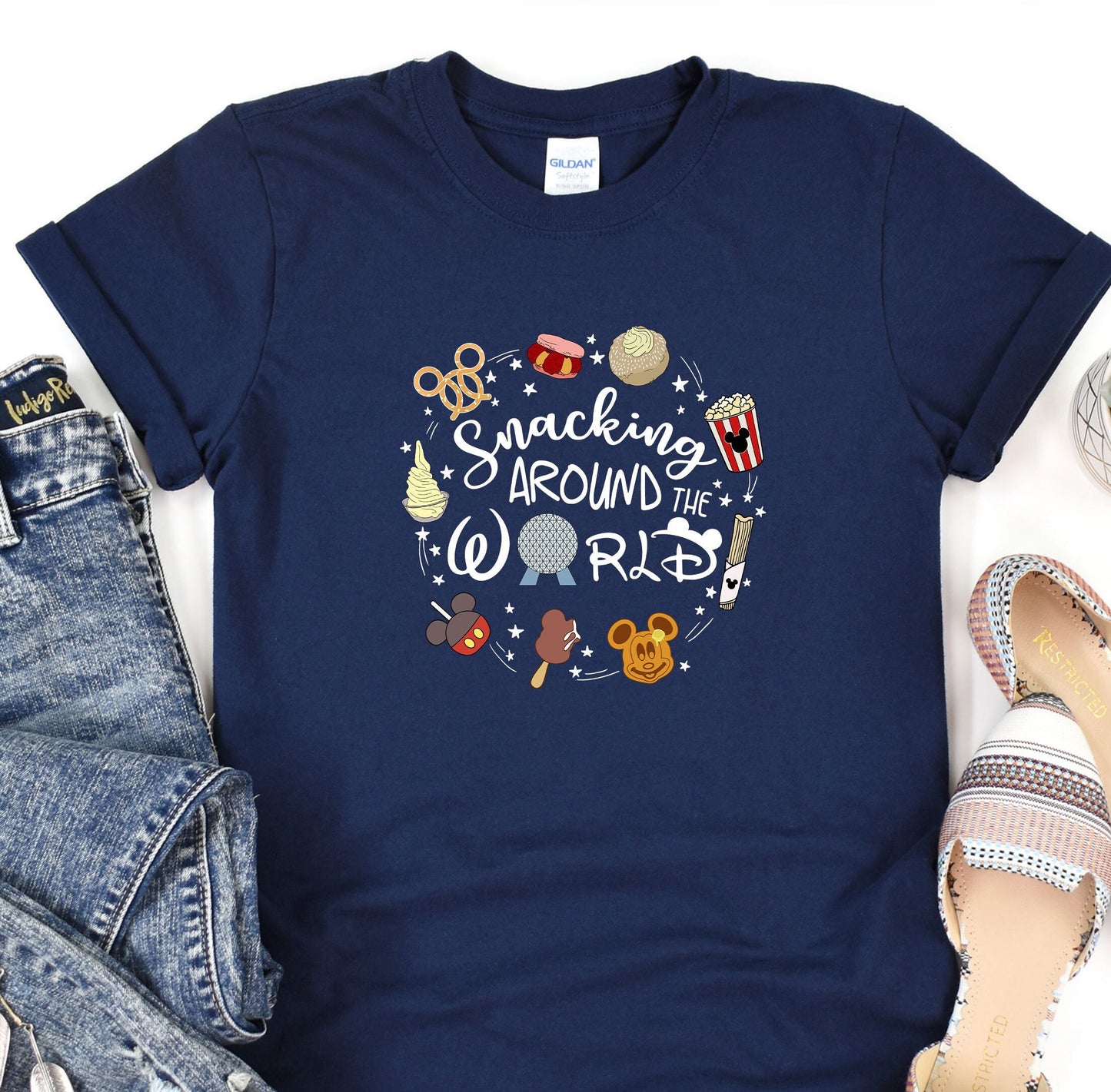 Snacking Around World Shirt, I am Here For The Drinks, Family Shirt, Disney Food Beer Shirt, Disneyland Shirts, Disneyworld Vacation T-shirt