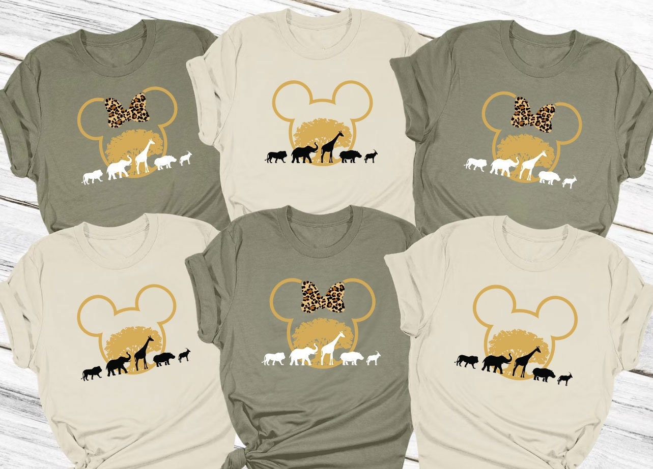 Disney Animal Kingdom Shirts, Safari Family Matching Shirts, Disney Trip Shirts, Disney Birthday Shirt, Disneyworld Tour Shirt, Matching Tee