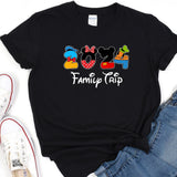 a mickey mouse family trip t - shirt on a white background