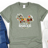 a t - shirt with a mickey mouse design on it