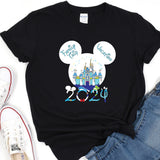a black tshirt with a mickey mouse face on it