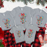 a group of children's mickey mouse christmas pajamas