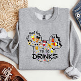 a gray shirt with a mickey mouse design on it