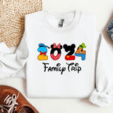 a white shirt with mickey mouse and mickey mouse numbers on it