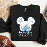 a black shirt with a mickey mouse head on it